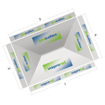 Basic Pop-up Pavilion 3 x 4.5 m, Top View