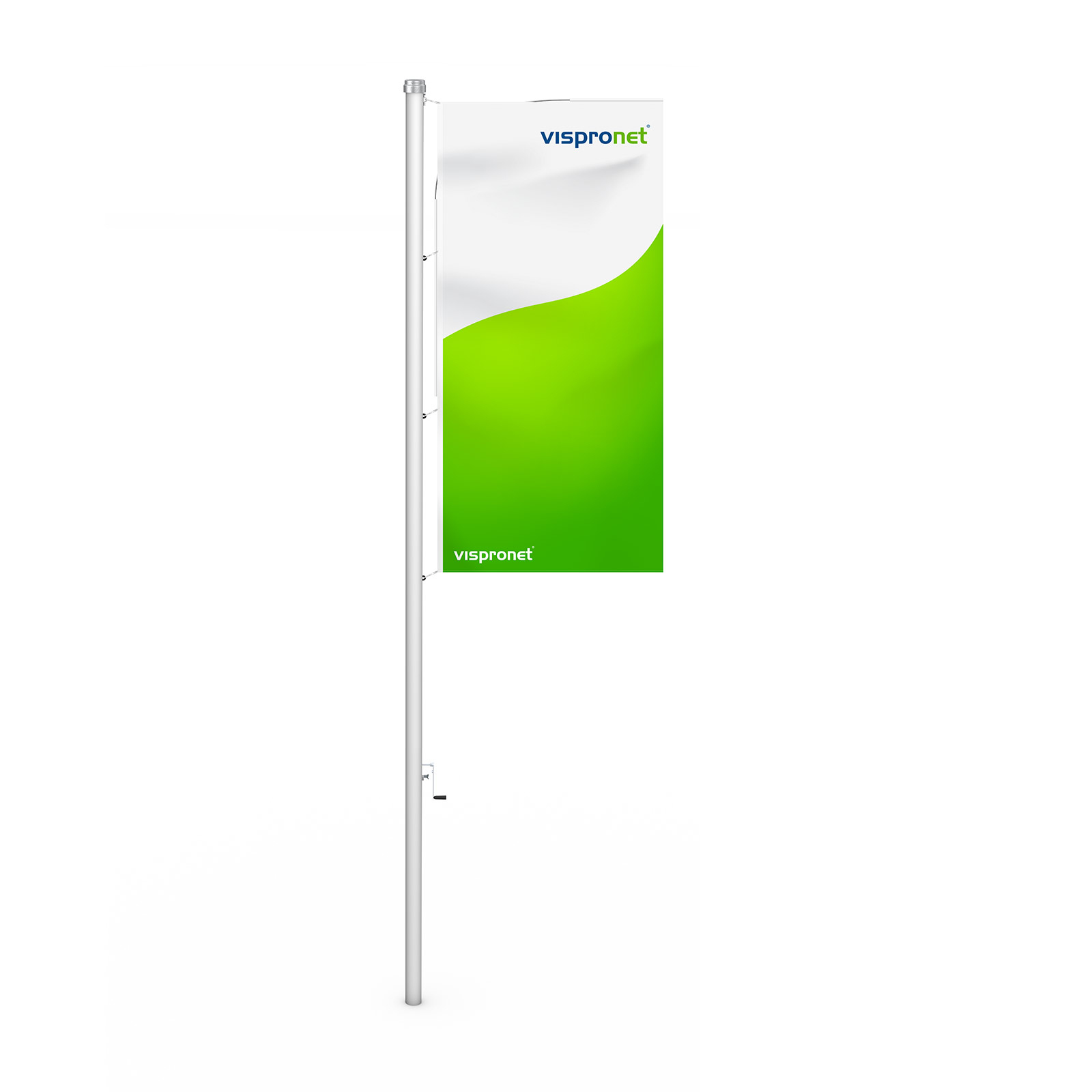 Flag presenter Select with hoist flag