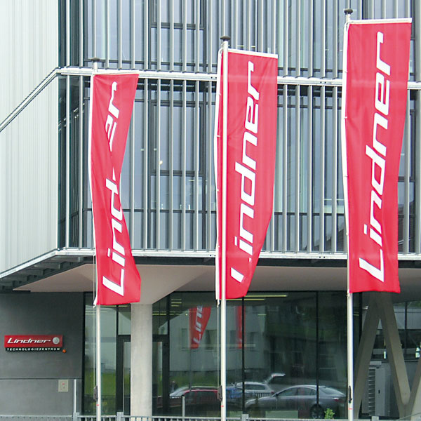 Flags with flag presenter
