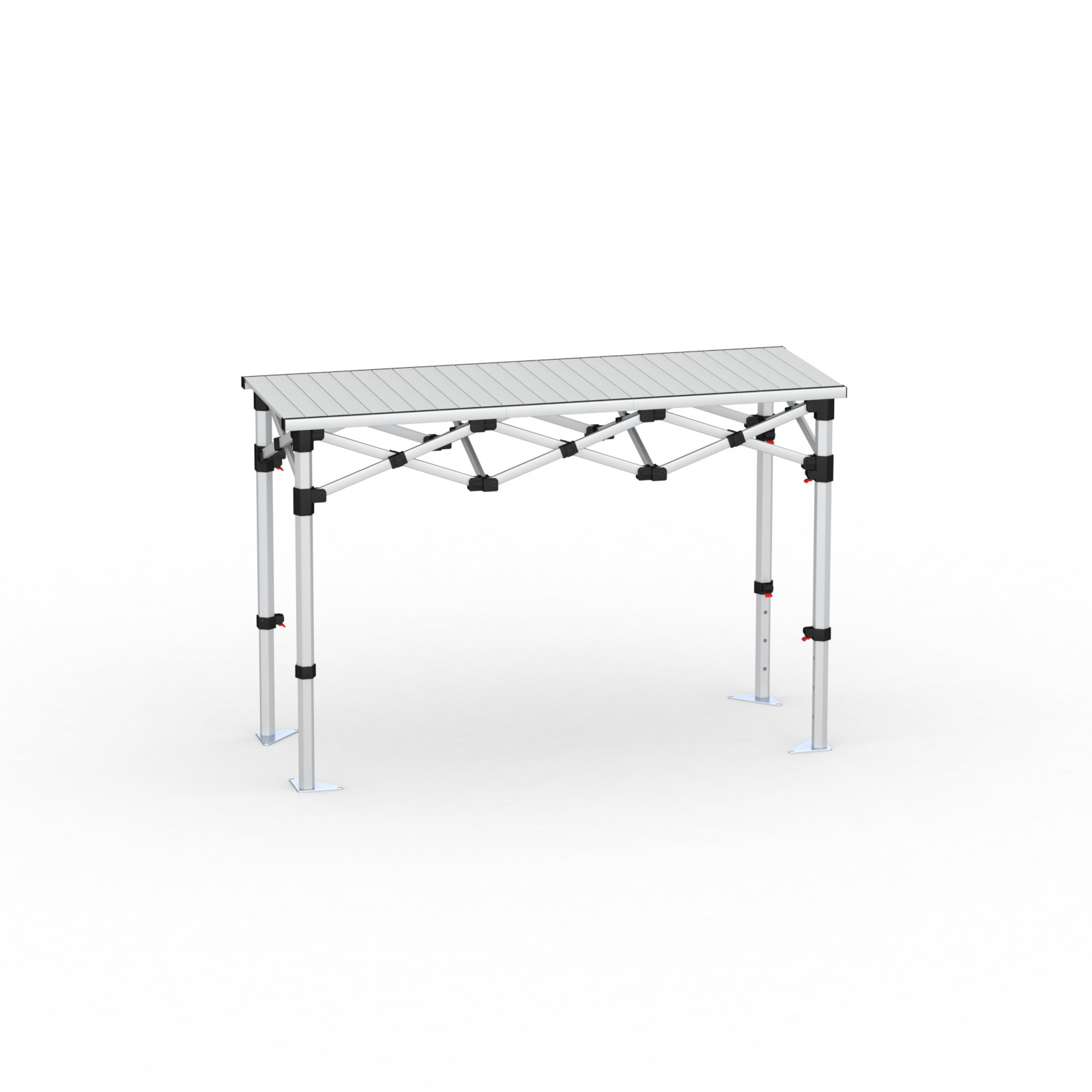 Folding Table Aluminum 150 x 55 cm