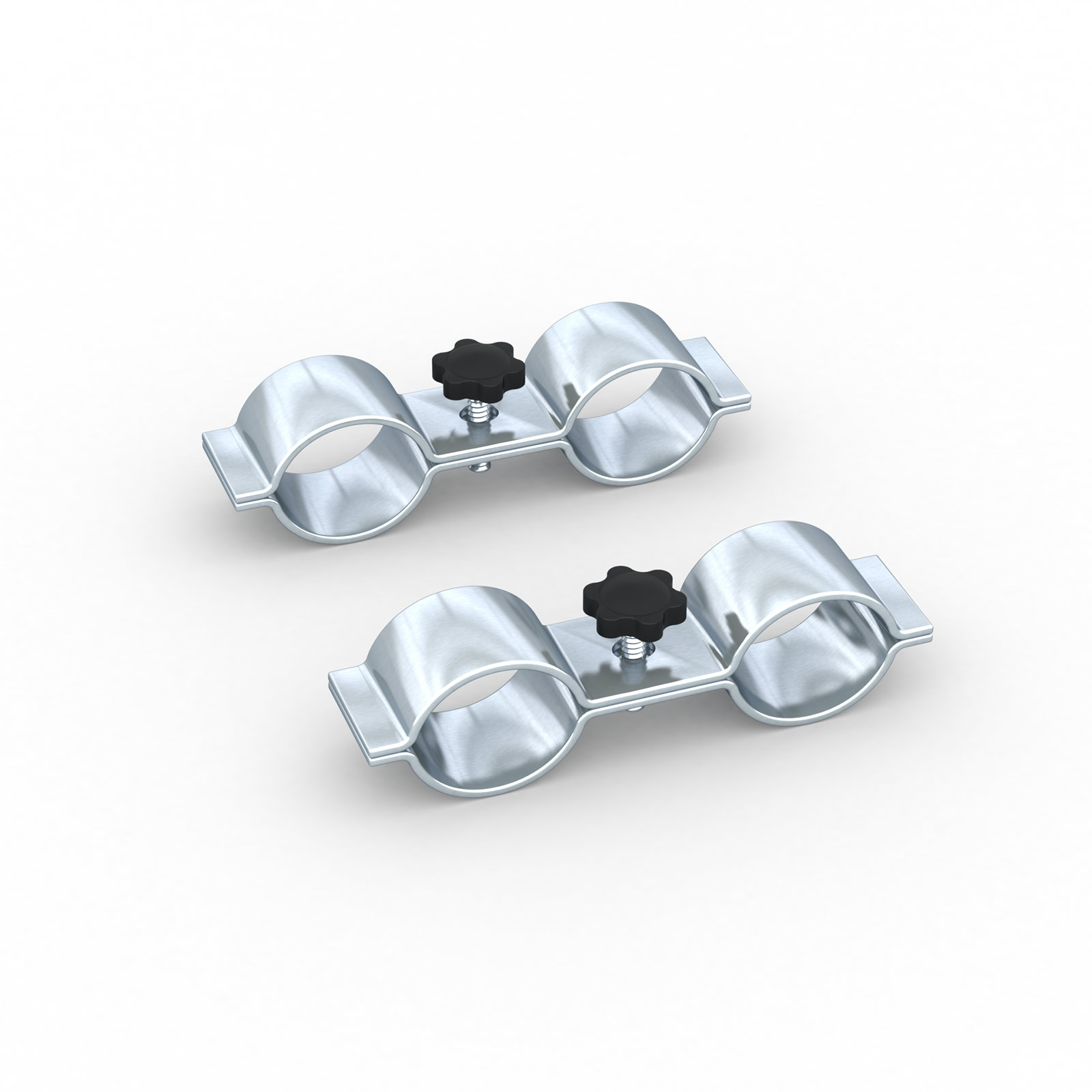 Connection clamp for folding table aluminum, set of 2
