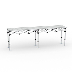 Folding Table Aluminum, 290 x 55 cm