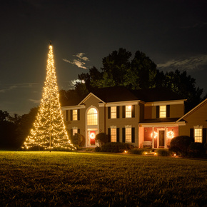 Christmas tree for 7 m flagpole, Fairybell®