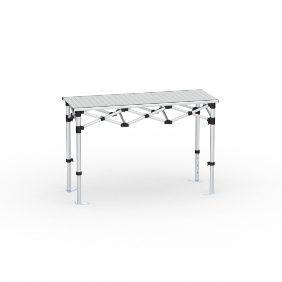 Folding Table Aluminum 150 x 55 cm