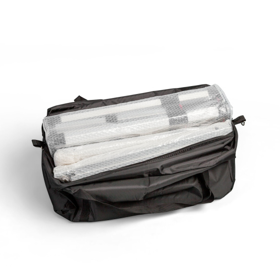 Transport bag, open