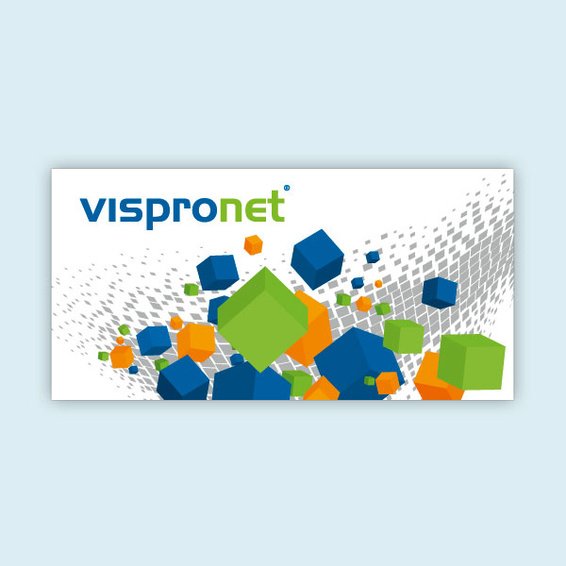 Fan banner in landscape format