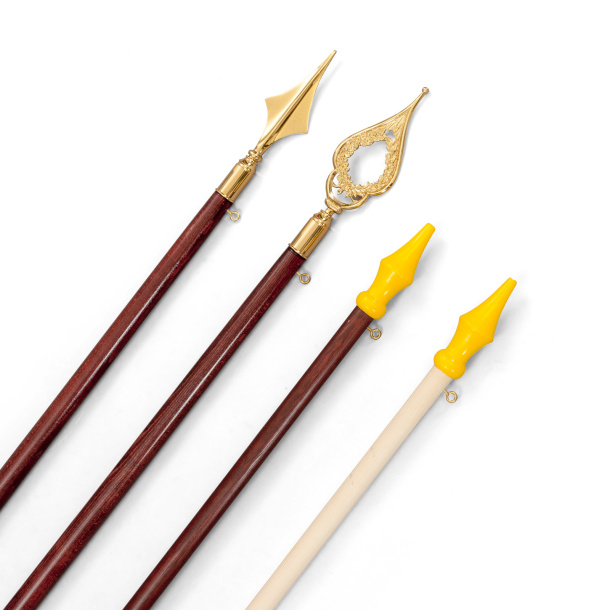 Flagpoles available in different lengths and quality classes