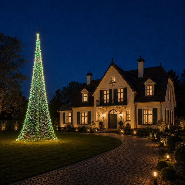 Multicolor Christmas tree