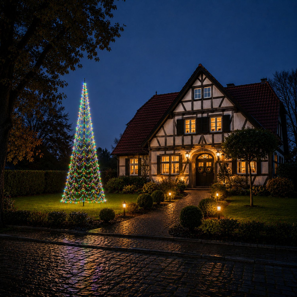 Multicolor Christmas tree