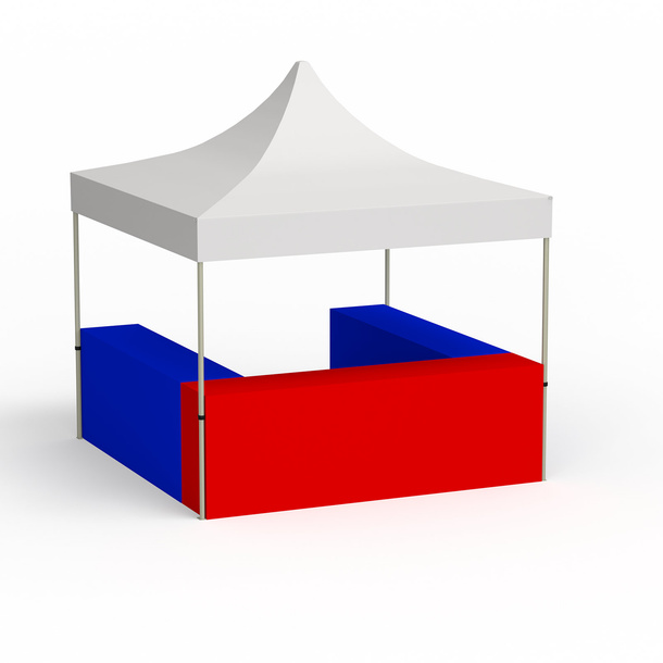 Configuration variant U-shape; folding pavilion 3x3m