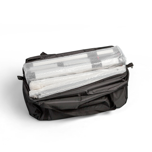 Transport bag, open