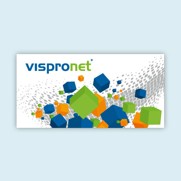 Fan banner in landscape format