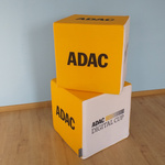 Stackable as tower, cube wall, or pyramid