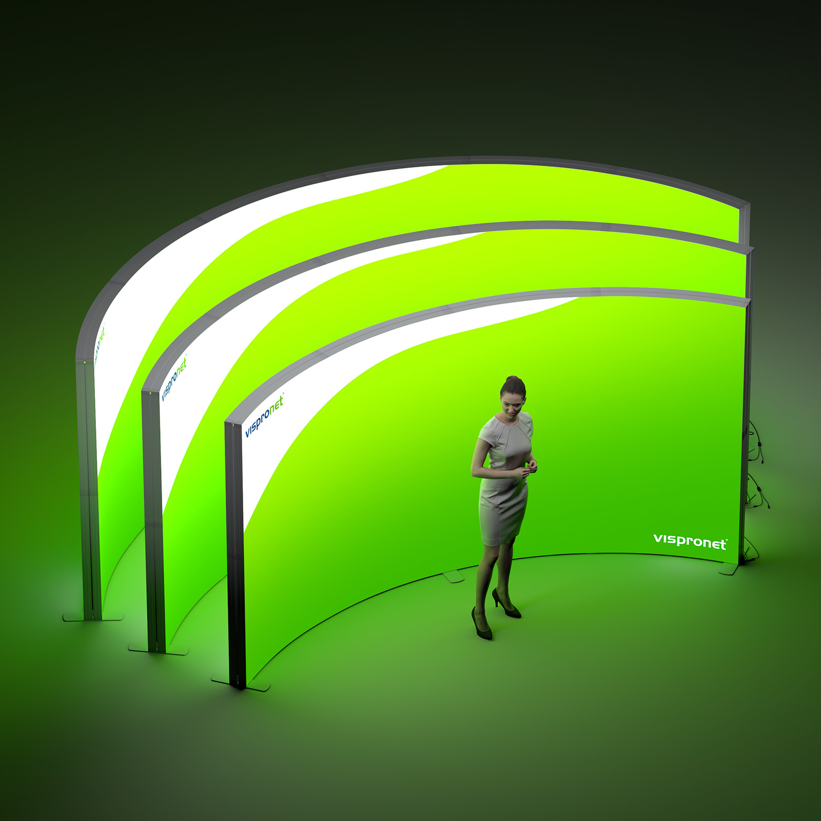 System widths: 400 cm / 500 cm / 600 cm