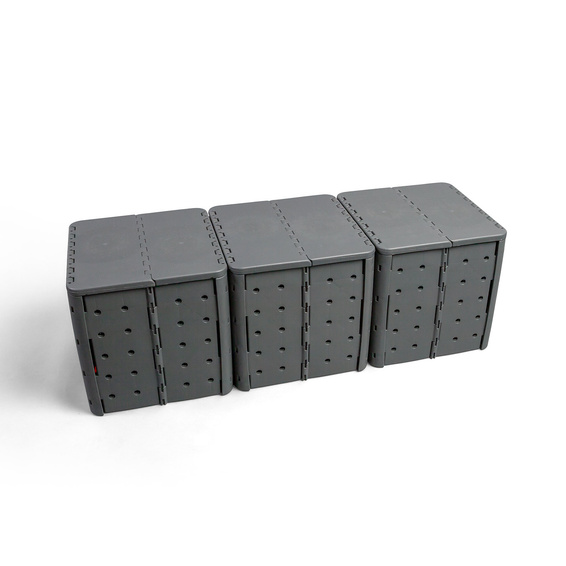 Flatcube three-seater