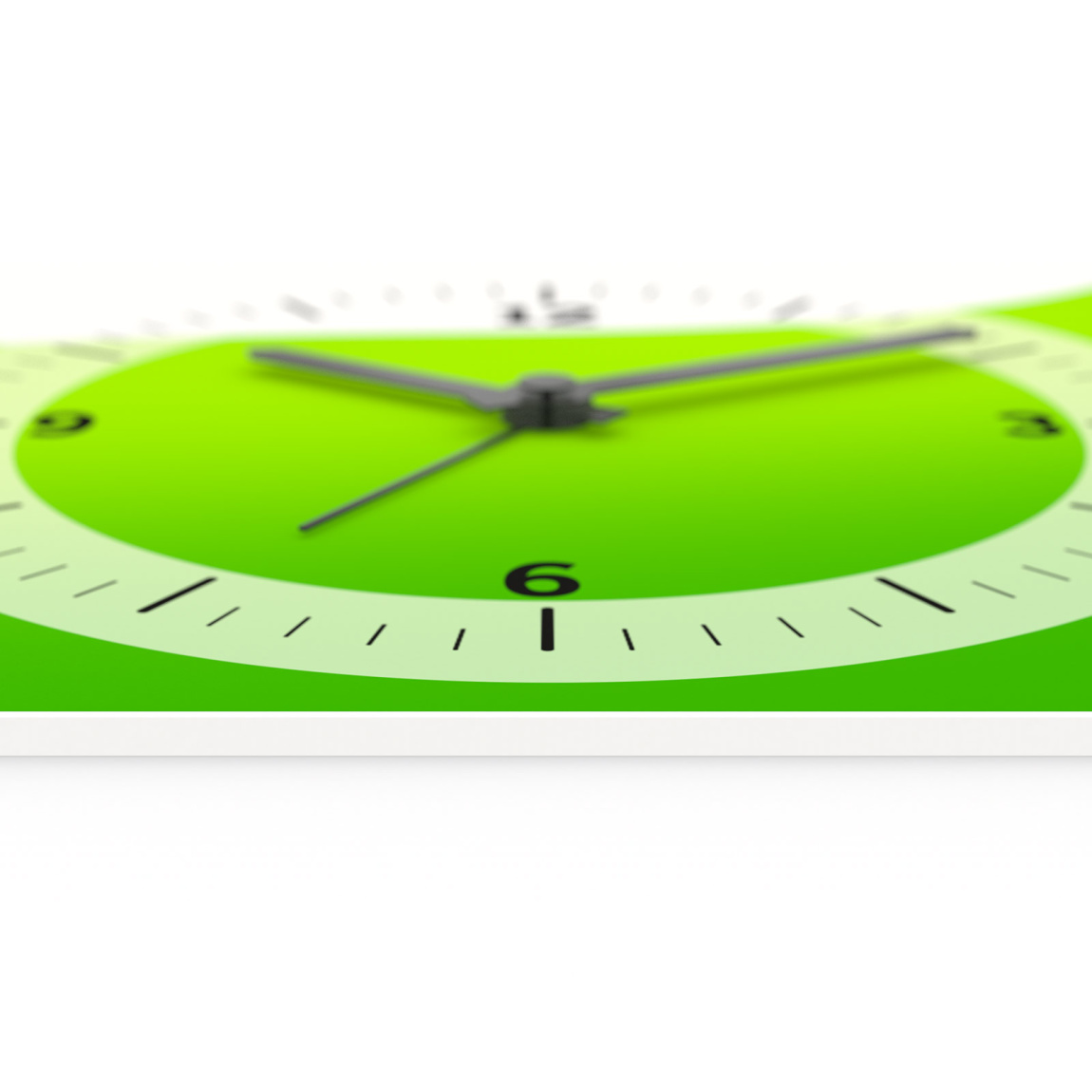 Alarm clocks made of rigid foam boards: satin matte finish, brilliant color reproduction