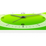 Alarm clocks made of rigid foam boards: satin matte finish, brilliant color reproduction