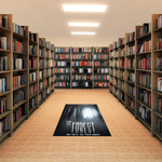 current new book releases, printed on floor film