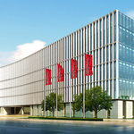 Vertical Feather Flags for Corporate Advertising