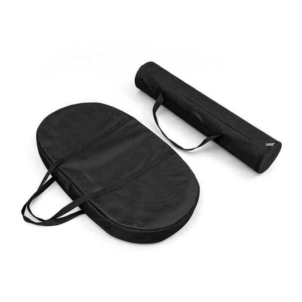 comfortable transport: padded carrying bag and transport quiver