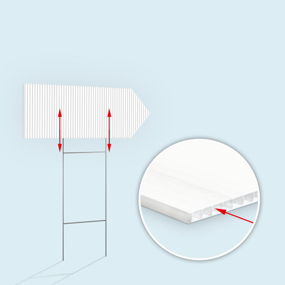 Plate with vertically oriented H-ribs for stand attachment