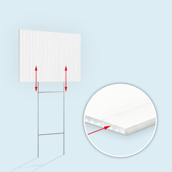 Plate with vertically oriented H-ribs for stand attachment