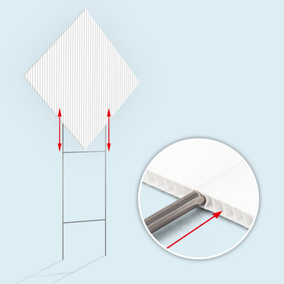 Plate with vertically oriented H-ribs for stand attachment