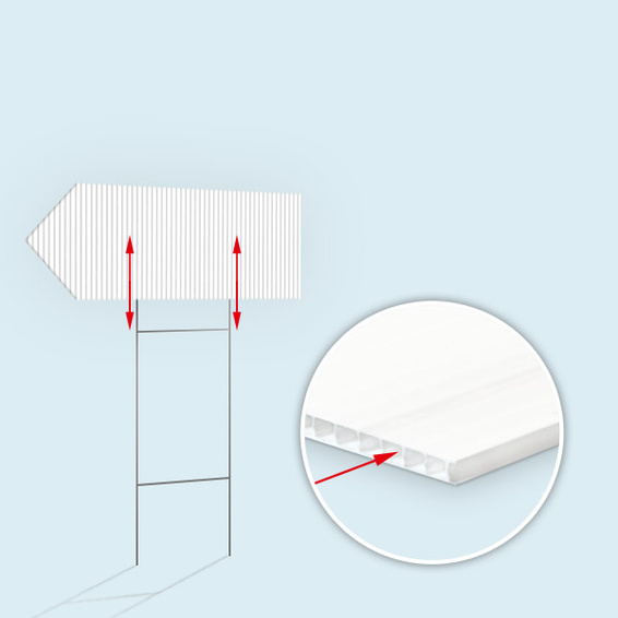 Plate with vertically oriented H-ribs for stand attachment