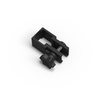 Simple crossbar holder for attachment to the outer posts