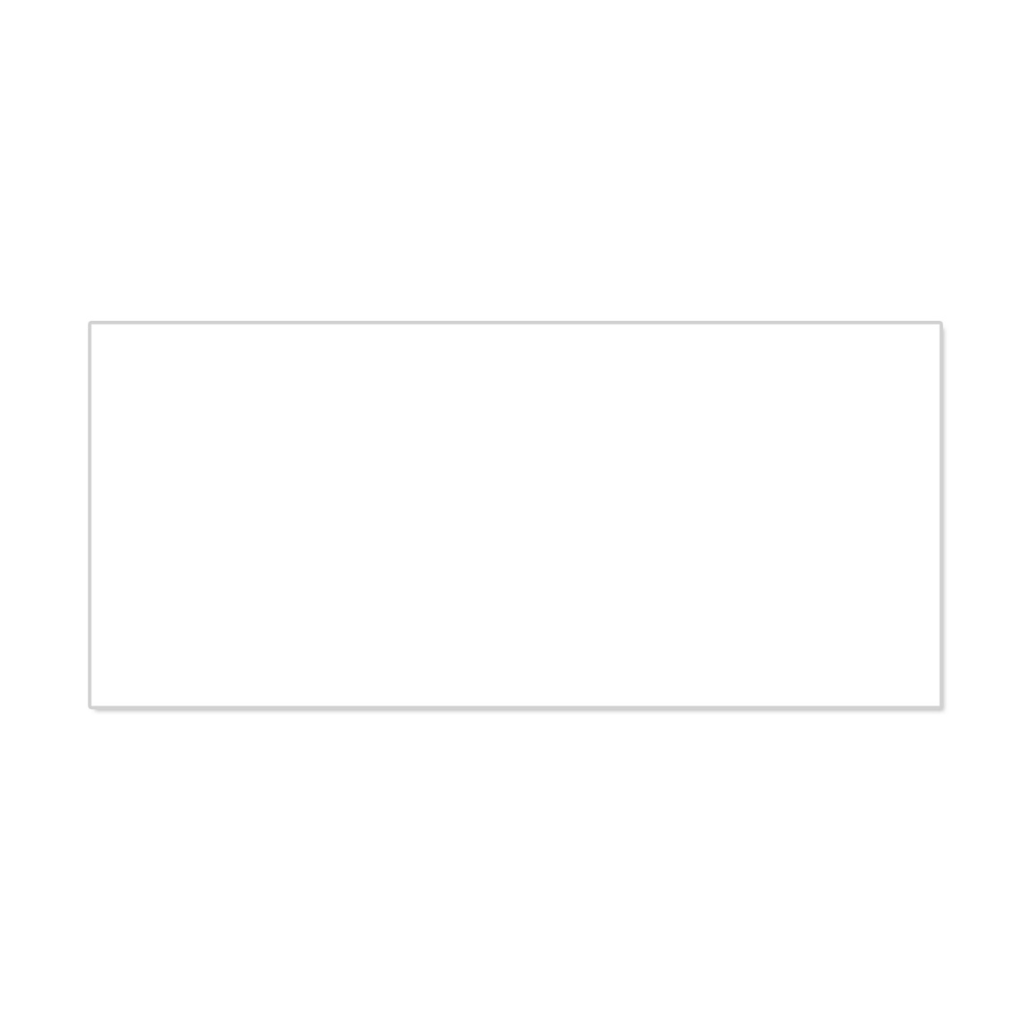 Hexagon half-height wall (without crossbar), white, unprinted, 200 x 90 cm