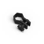Simple crossbar holder for attachment to the outer posts (straight)