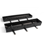 Hardcase trolley 164, 3 external fastening straps, 3 internal securing straps