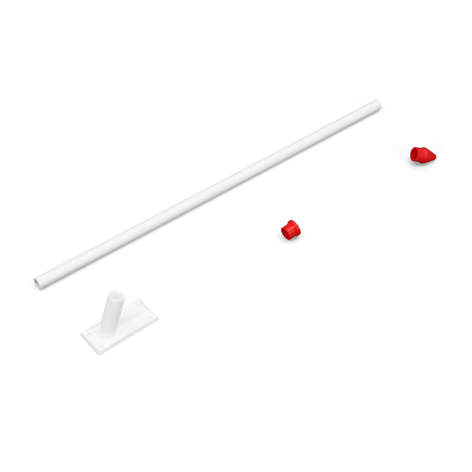Flag holder 75°, with red tip