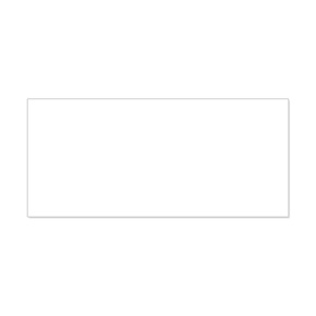 Half wall Hexagon (without crossbar bar), white without print, width 2 m