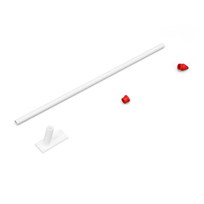 Flag holder 75°, with red tip