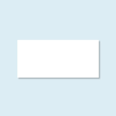 Half wall Hexagon (without crossbar bar), white without print, width 2 m