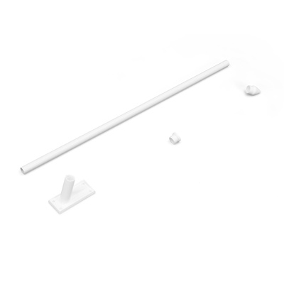 Flag holder 75°, with white tip