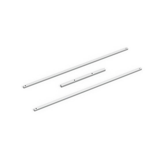 Crossbar length 2 m with 2 crossbar holders, single