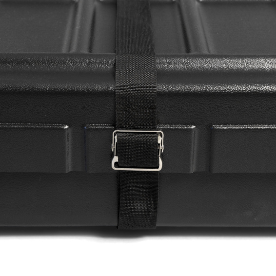 Hardcase trolley 164, external fastening straps with sturdy buckle