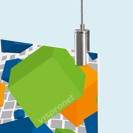 Rigid foam board, board thickness 5 mm, with ceiling mount holder