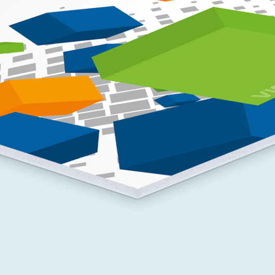 Rigid foam board, corner detail