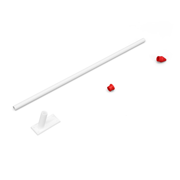 Flag holder 75°, with red tip