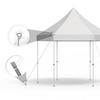 Gazebo Select Hexagon with anchoring-set (optional accessories)