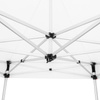 Crank mechanism for fine adjustment and optimal tensioning of the roof
