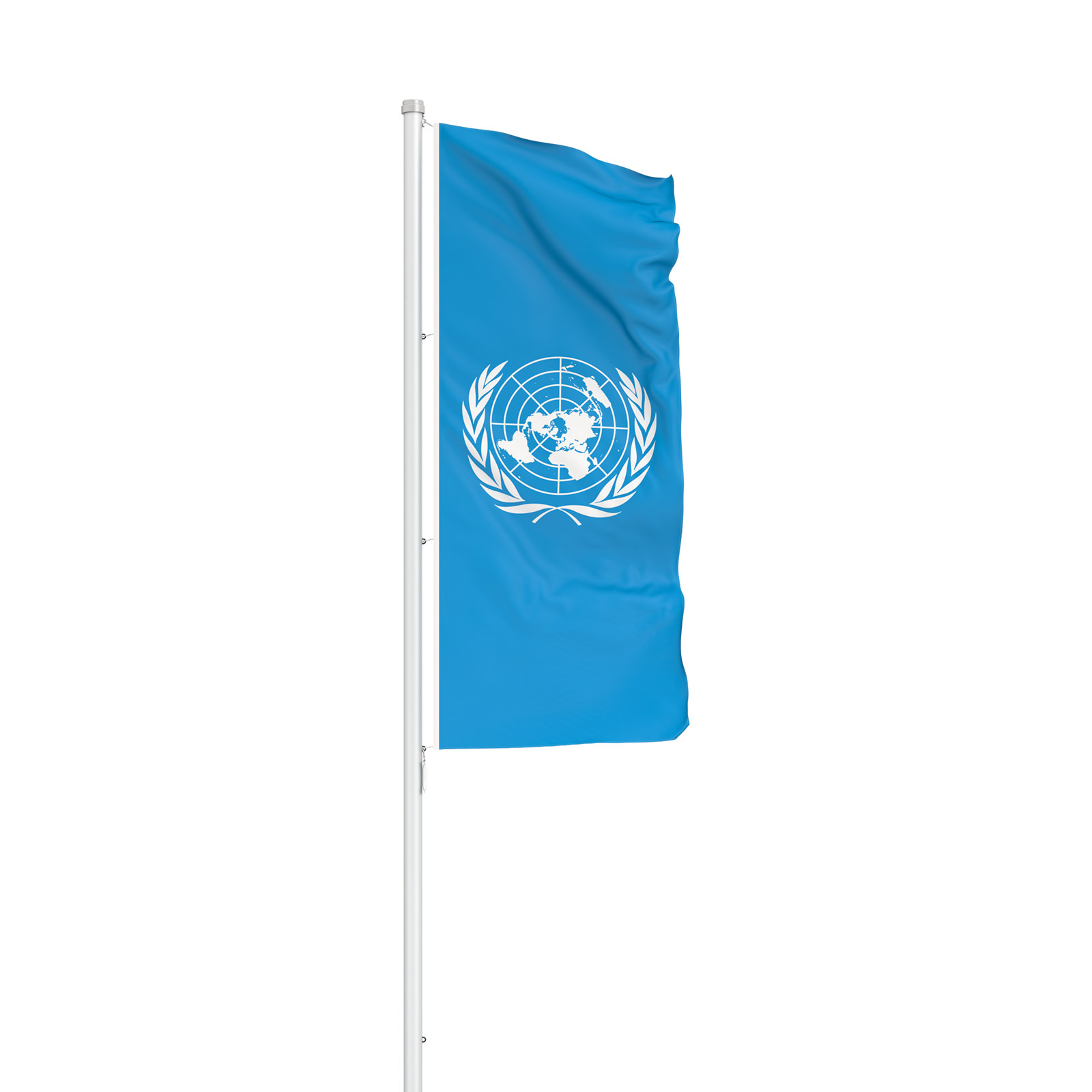 Custom Flags: Flag in Portrait Format, UN