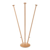 Wooden Table Flag Stand, Triple Holder