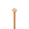 Table flag stand wood, height 42 cm, detail: tip