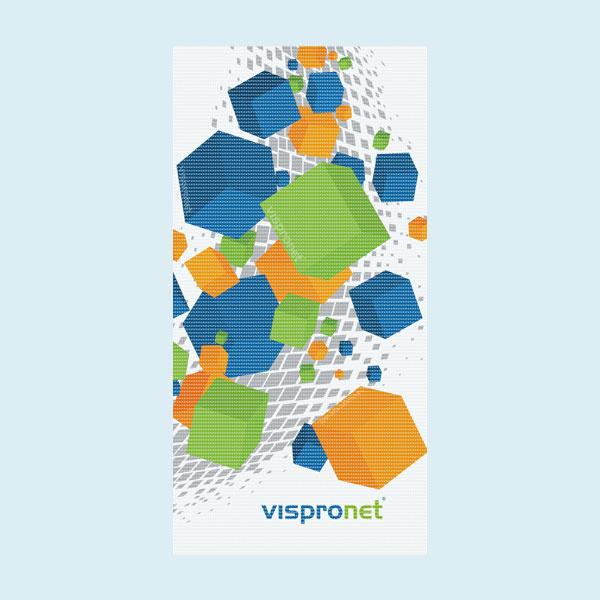Mesh Banner in Portrait Format