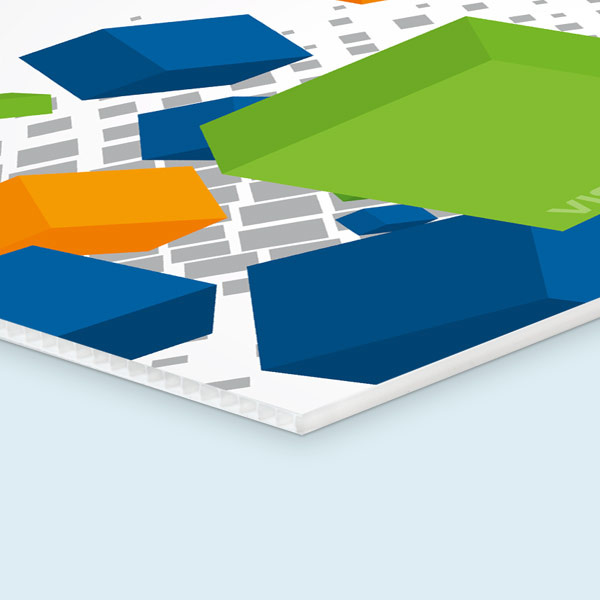 Hollow chamber panel type H, corner detail