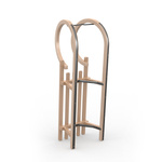 Horn sledge Classic, rear view